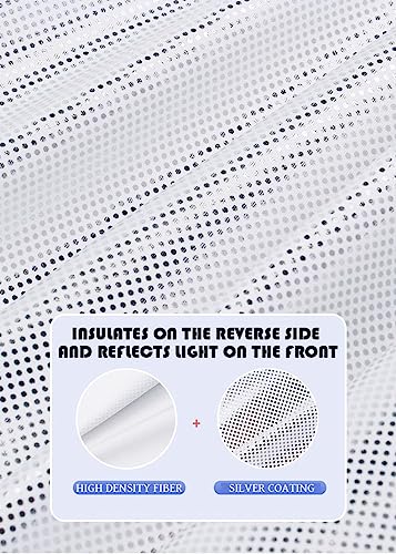 HIBEYO Set di 4 ombrelloni parasole per auto