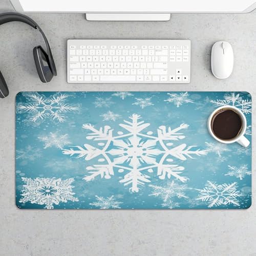 Alfombrilla para mouse grande Winter Snowflake miniatura 5