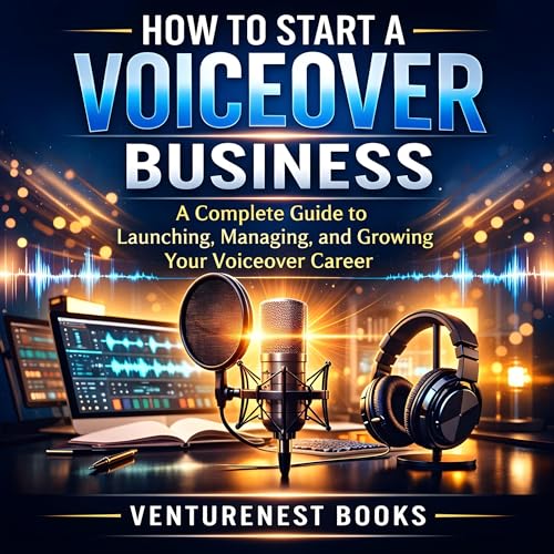 How to Start a Voiceover Business Audiolibro Por VentureNest Books arte de portada