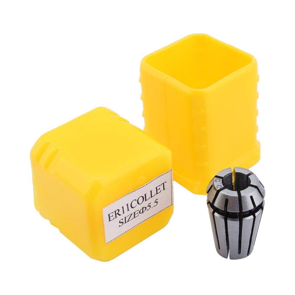 Juego de mandril de fresado ER11 de 1-7mm de precisión, 1 Uds., juego de mandril con resorte for máquina de grabado CNC, mandril de mandril con resorte, torno de fresado(ER11-5MM)
