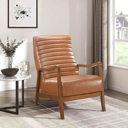 Lexicon High Back Accent Chair Mid Century Modern Chairs Living Room ...