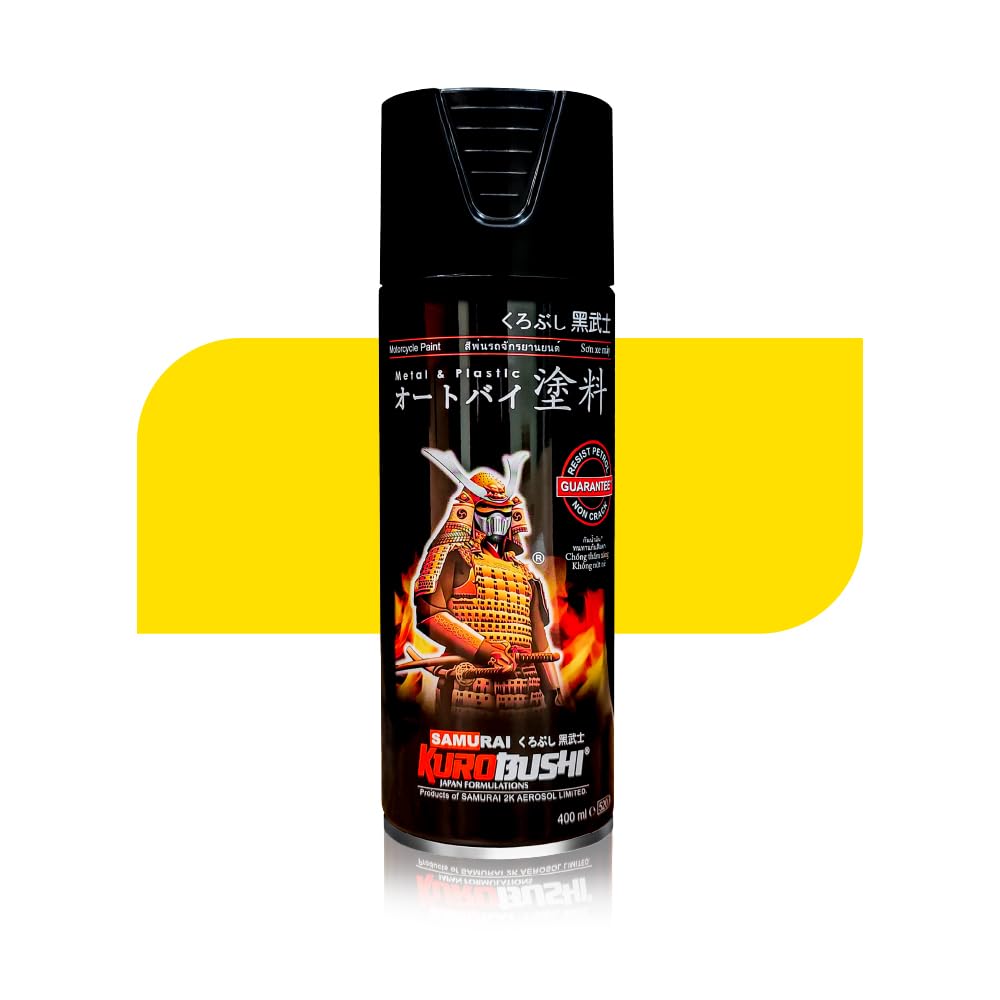 Samurai S272 Sun Yellow Spray Paint- Automotive,Motorcycle,DIY-image-32