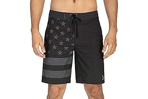 Men's Patriot Cheers 20" Board Shorts: Summertime Style and Comfort