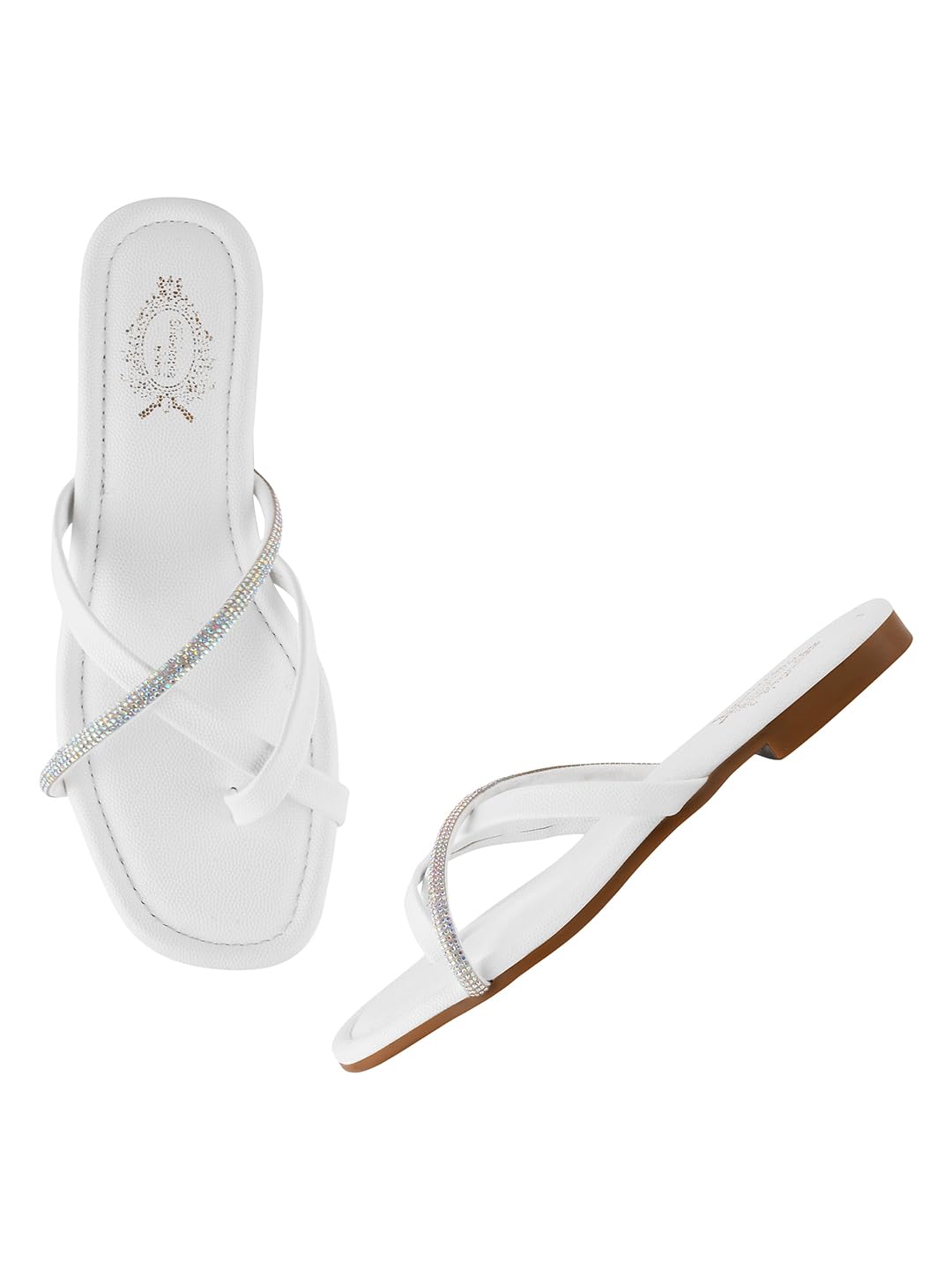Shoetopia Womens Flat-185 Flat Sandal-3 Kids UK (Flat-185-White)-EU36 (B0D4JVR9X6) Amazon Price History, Amazon Price Tracker