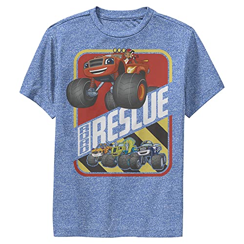 Nickelodeon Blaze and The Monster Machines Road Rescue Boys Short Sleeve Tee Shirt