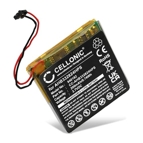 CELLONIC, Batería para Smartwatch y Pulsera de Fitness Compatible con Tomtom Runner 3, 2, Golfer 2 (3.7V, 200mAh)