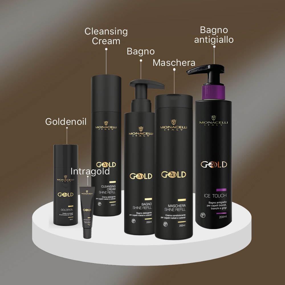 Monacelli Intragold 10ml Idrogel che ripara le imperfezioni della cuticola grazie alla Cheratina Biomimetica
