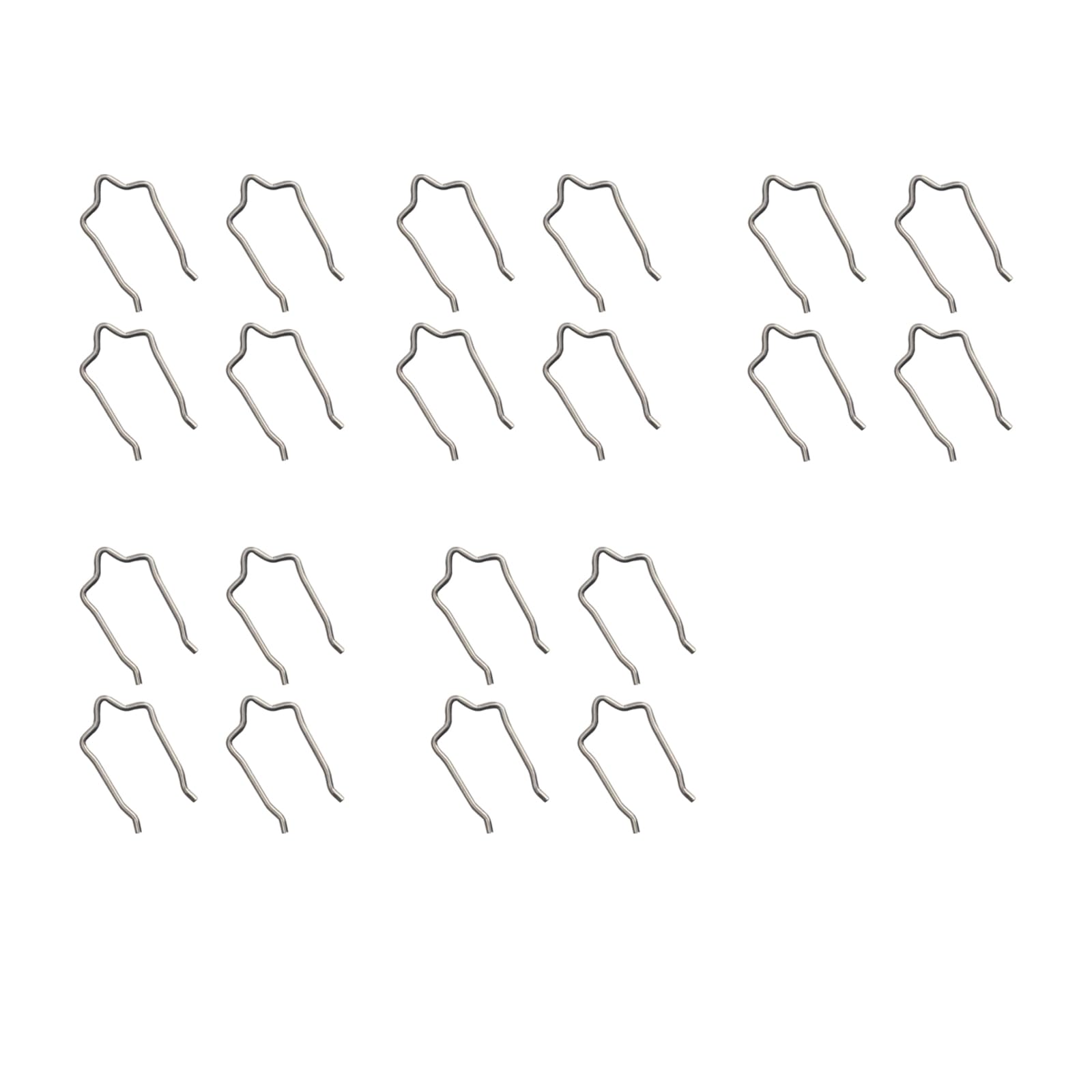 Elnwnnkc Multicolor 20Pcs Rustproof Metal Adapter Holder Clip Erosion Resistant Clip For Single Handle Tub Shower Cartridges Single Handle Gate Clamps