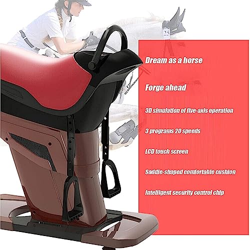 Máquina Eléctrica para Ejercicios Abdominales con Vibración, Entrenador de Fitness con Interruptor de Seguridad (Rojo) miniatura 5