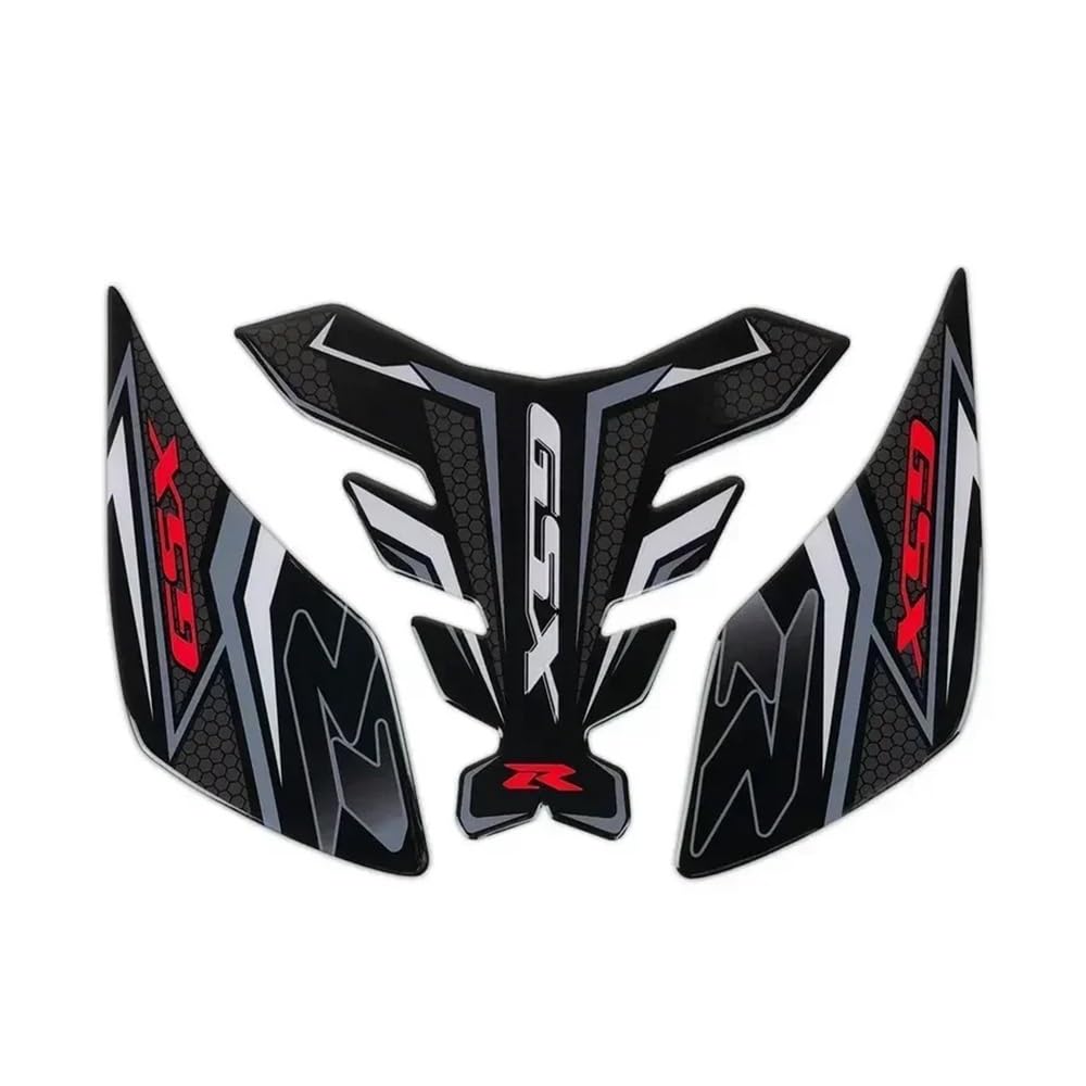Motorcycle Tank Pad Protection for GSX250R Motorbike Fuel Tanks Traction Pads Tank Cap Protection Fishbone Three-Dimensional Sticker Body Decal Scratch
