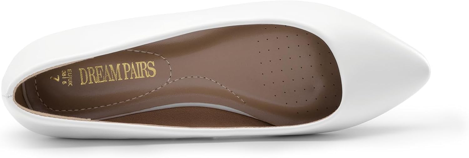 DREAM PAIRS Women's Dress Pointed Toe Flats Ballet Comfort Soft Slip On Casual Flat Shoes for Work Office Business - Image 4