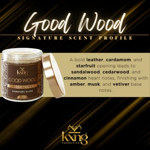 Image of KXNG Shea Butter Moisturizer, Rich Whipped Body Cream for Men, Deeply Nourishing Body Butter for Smooth, Hydrated Skin, Cruelty-Free