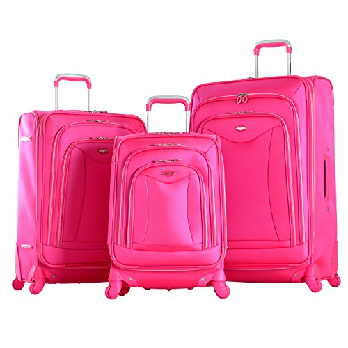 Olympia U.S.A. Luxe 3 Piece Expandable Spinner lugguage