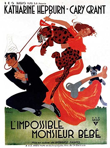 Amazon Com Bringing Up Baby Poster Movie 11 X 17 Inches 28cm X 44cm 1938 French Style A Posters Prints