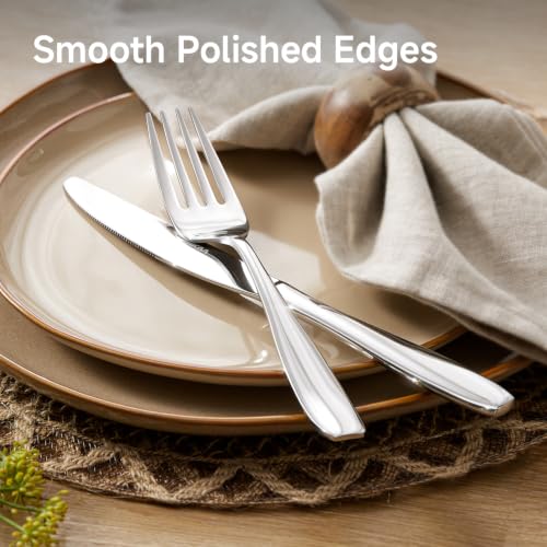 Silverware Set for 8, 40 Piece Stainless Steel Flatware Utensil Cutlery Set - image 7