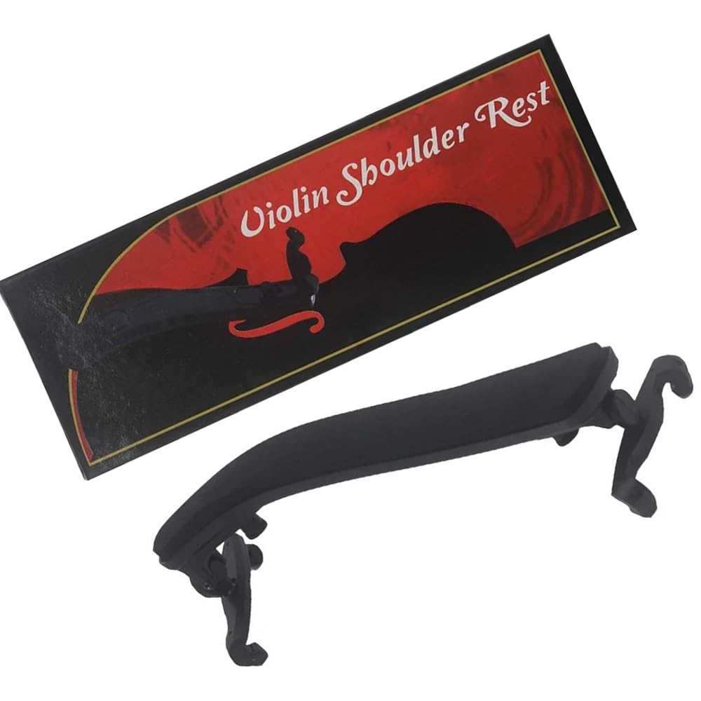 Hombrera para violín Almohadilla De Hombro Blanda De Plástico Ajustable De 3/4 4/4 Para Violín, Piezas De Soporte Accesorios Para Violín