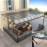 Polycarbonate PC : Fabriquées en polycarbonate, un matériau hautement transparent comparable au verre, ces plaques de toiture transparentes offrent une étanchéité, une isolation thermique et phonique optimales, une excellente luminosité, une résistance aux UV, au vieillissement et aux chocs.