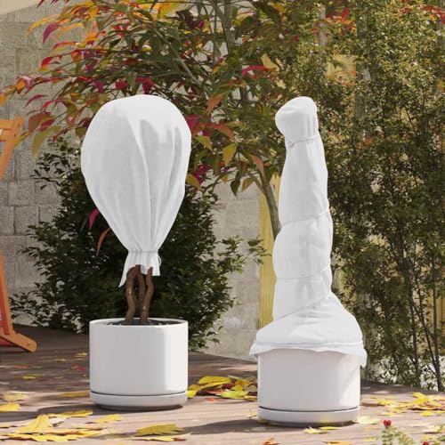 Nqyjm Protection hivernale pour plantes Blanc 20 x 1,6 m Tissu non tissé pour plantes d'extérieur LH58902024