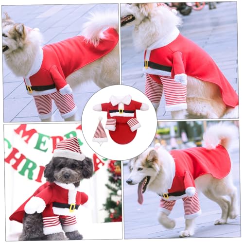 Disfraz Navidad para perro talla XL rojo Toddmomy miniatura 6