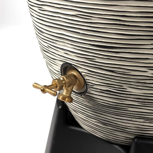 Newport-Slate-Rain-Barrel-with-Stand-and-Lid