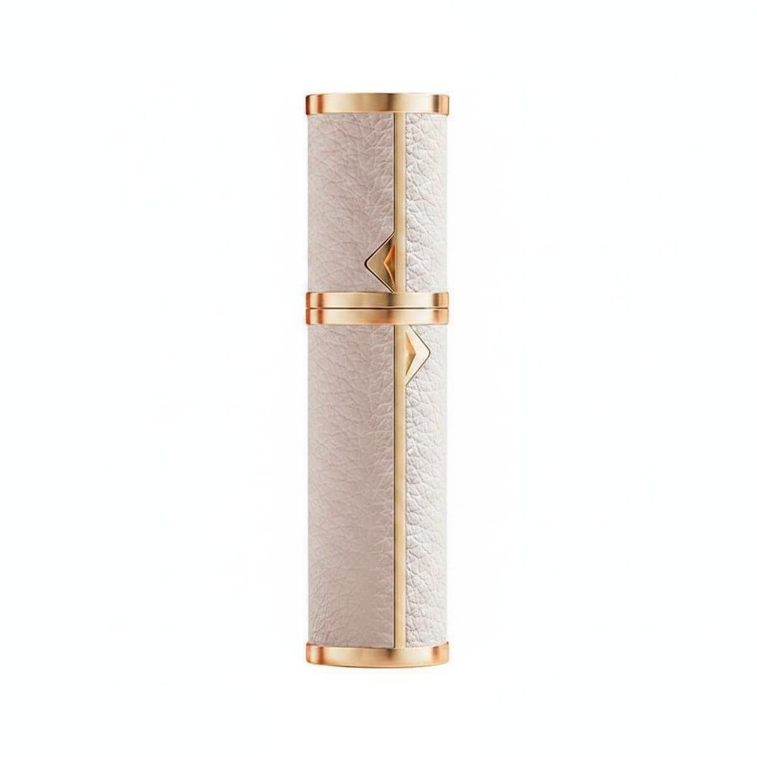 Refillable Bottom Fill Perfume Bottle Lightweight Bottom Fill Atomizer Luxury Look Mini Perfume Atomizer for Daily Carry, Litchi White-image-4