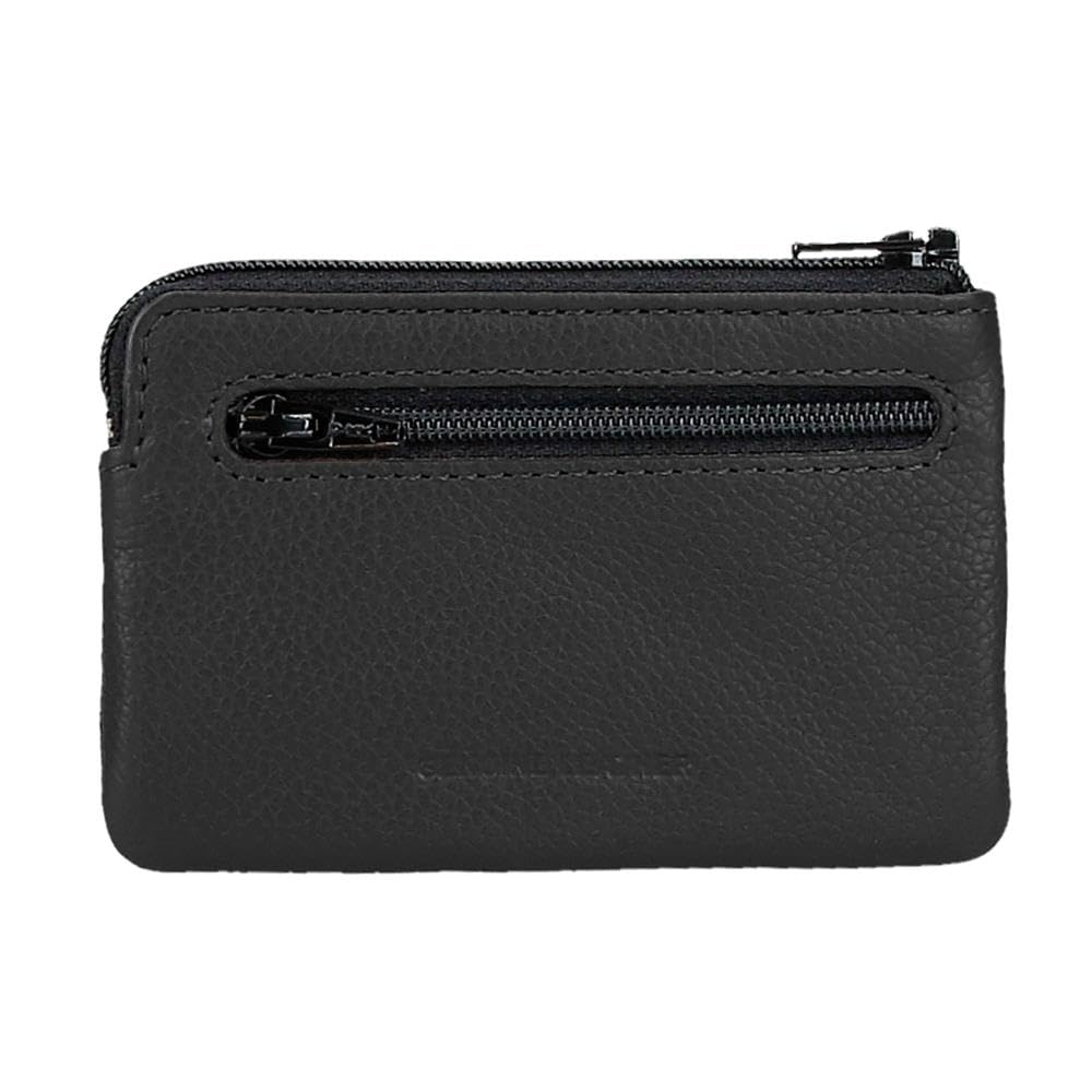 Pepe Jeans Double Porte-Monnaie Noir 11 x 7 x 1,5 cm Cuir by Joumma Bags, Noir, Talla única, Porte-Monnaie