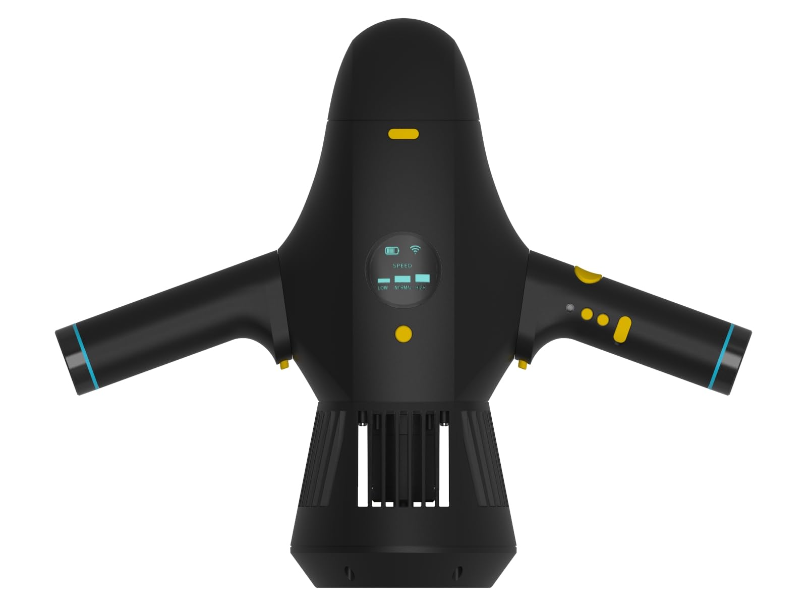 OBEST Trottinette sous-Marine Electrique 5 km/h 4500 mAh avec Support Caméra Action Affichage LCD 3 Modes Vitesse