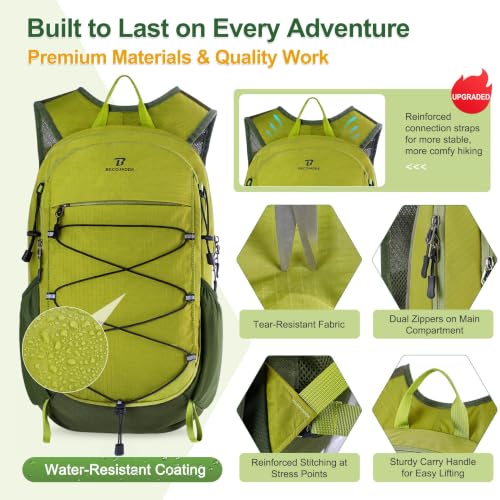 BECOJADDE 15L Packable Hiking Backpack