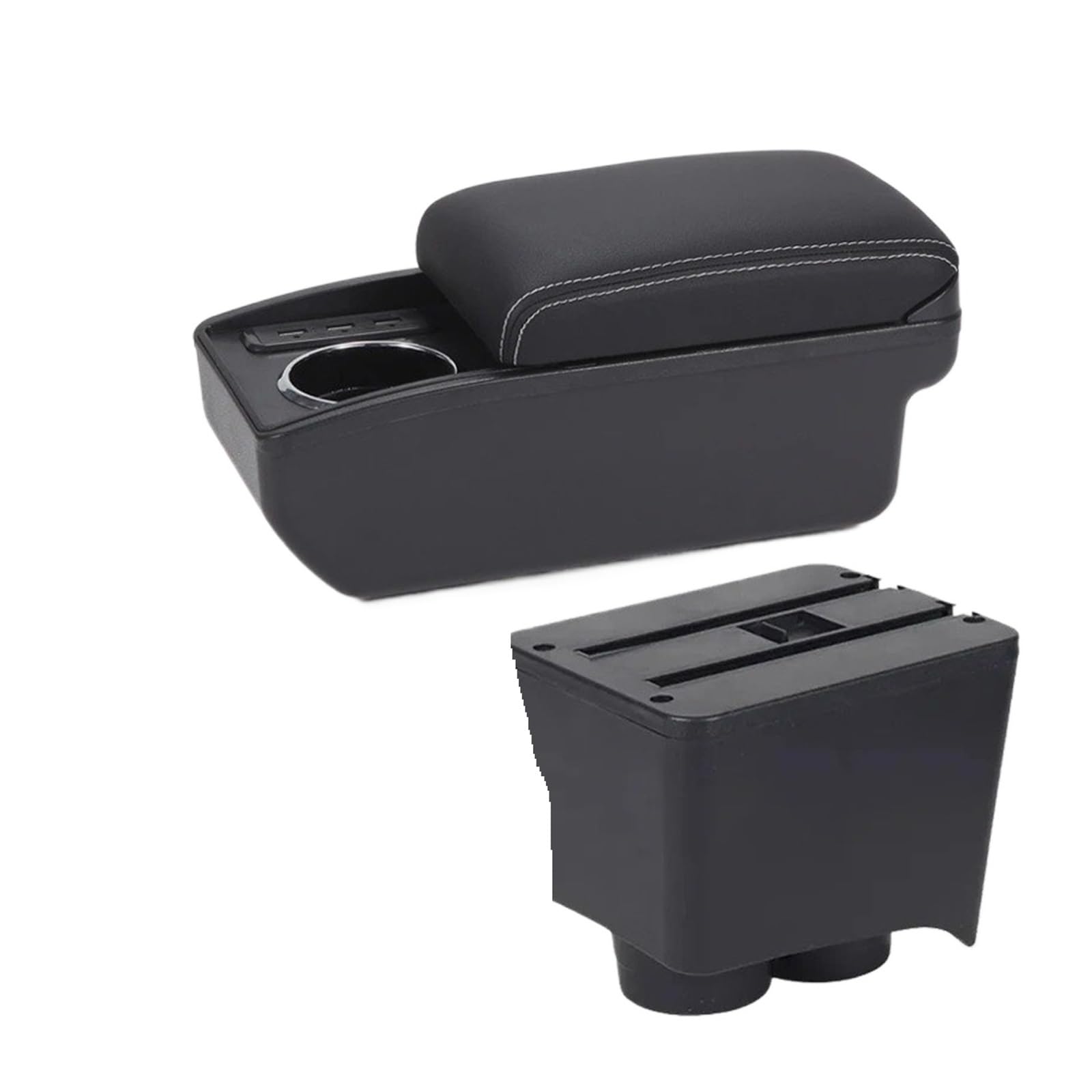 Per VW Per Polo 9N 3 2002-2009 Scatola Portaoggetti Bracciolo Auto