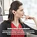 TOZO NC9 Hybrid Active Noise Cancelling Wireless Earbuds, in Ear Headphones IPX6 Waterproof Bluetooth 5.3 Stereo Earphones, Immersive Sound Premium Deep Bass Headset Dark Red