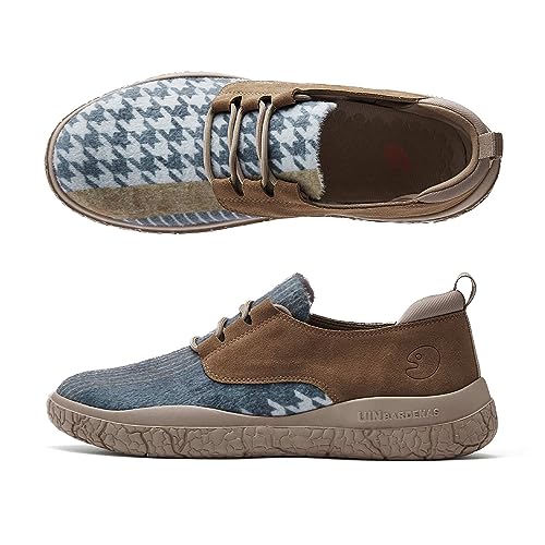 UIN Men's Art Travel Walking Shoes Slip On Casual Lightweight Wide Toe Chunky Comfort Fashion Sneaker Bardenas3