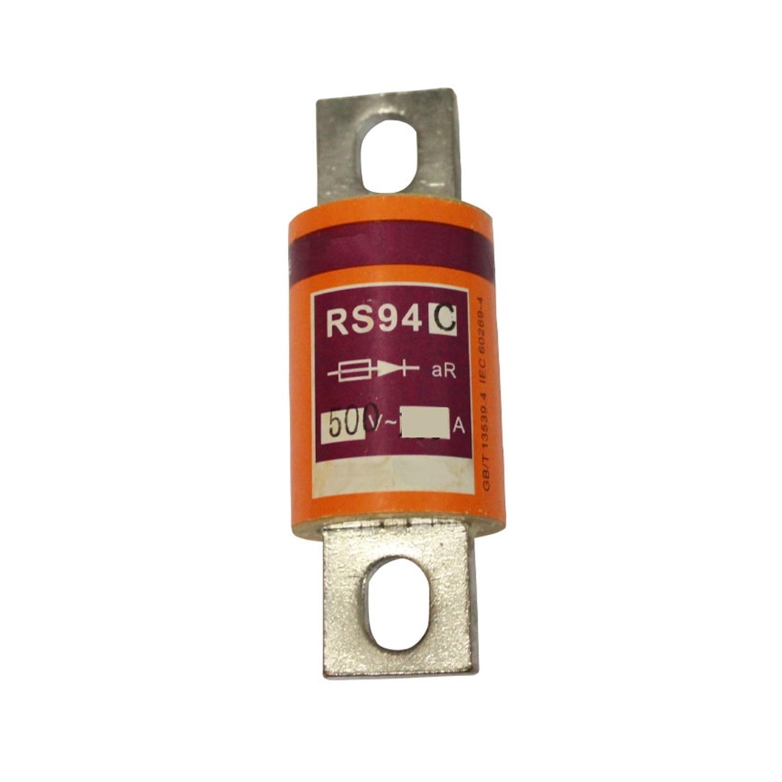 Fusible rapide RS94C AR 500V 100A 110A 120A fusible cylindrique de protection thermique
