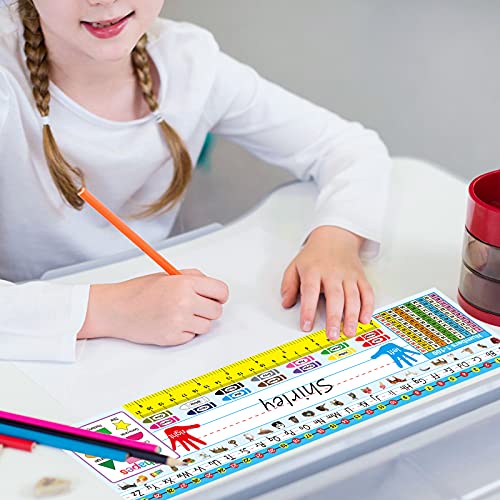 Pack Of 36 Desk Kindergarten Name Tags For Classroom Desks - Self Adhesive Nameplates & Desk Tapes For Students - Back To School Supplies #TOP5