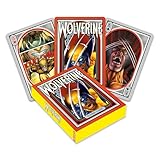 Aquarius Wolverine Nouveau Playing Cards - Wolverine Themed Deck of Cards for Your Favorite Card Games - Officially Licensed Merchandise & Collectibles