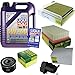 Produktbild QR-PARTS 69386970 Filter Set Inspektionspaket 5 Liter Motoröl Leichtlauf High Tech 5W-40 MANN-FILTER Innenraumfilter Kraftstofffilter Luftfilter Ölfilter
