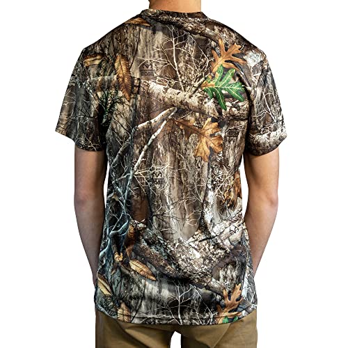 HOT SHOT Men’s Camo Hunting Short Sleeve Shirt – Quick Dry Performance Shirt3