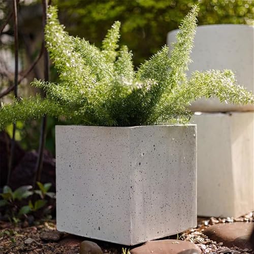 Pots de fleurs contre l'excès d'eau en argile de magnésium avec drainage efficace