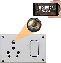 Safety Net Spy Camera (1080P HD Hidden Switch Socket Camera, WiFi Wireless Motion Detection, AC Power, Remote App Control Camera Home, Kids, Baby, Pet Monitoring Camera), 2 Piece Set (SF-013)