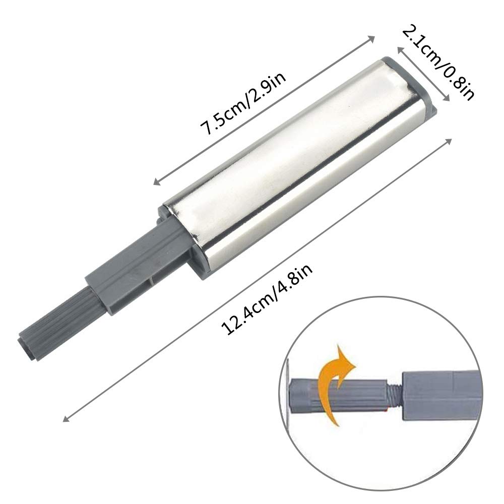 Fermi Per Porte A Pressione 2 Pezzi - Sistema Push To Open Per Armadi E Cassetti - Foto 11