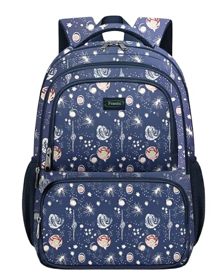 Image of Frantic Waterproof Polyester 26 L School Backpack School Bag Daypack Picnic Bag For Boys & Girl(4Zipper Parent)