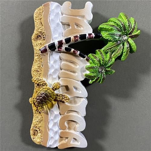 Imán Decorativo Jamaica Creative Letters 3D miniatura 5