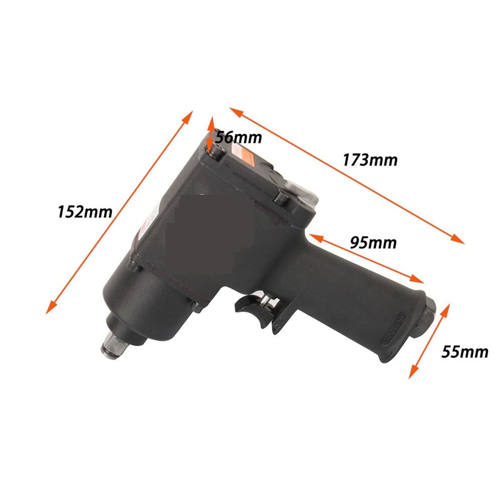 Chiave pneumatica da 1/2" 550N.m a percussione inglese Automotive e industriale