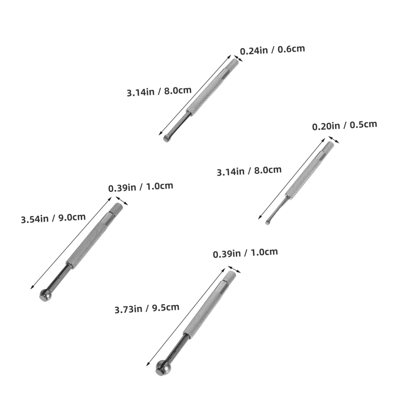 CLISPEED 4pièces Jauge De Précision Pour Mesure De Diamètre Intérieur Ensemble Jauges Réglables Pour Petits Orifices Outil Mesure Kit Complet Diamètre
