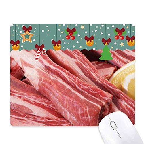 Tapis de souris viande crue pour éviter le glissement du tapis de bureau
