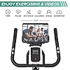 Indoor Cycling Bike Stationary - Exercise Bike for Home Cardio Workout with Comfortable Seat Cushion & Silent Belt Drive & Pad Holder