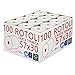 Confezione 100 Rotoli Termici mm 57x30 mt Omologati per Registratore di Cassa Carta Termica 1^ Qualità