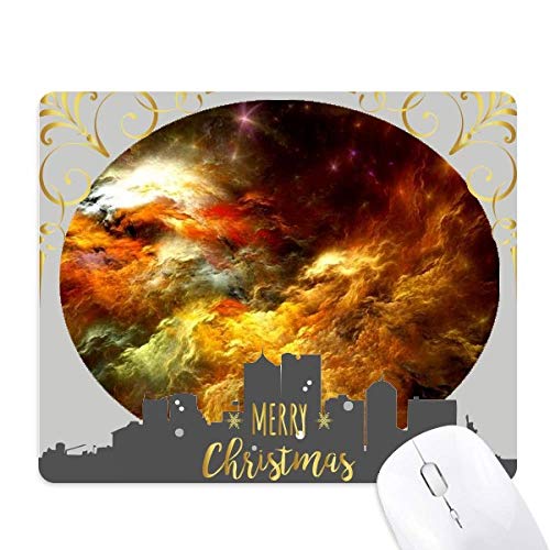 Tapis de souris nébuleuse orange sublimer votre espace de télétravail