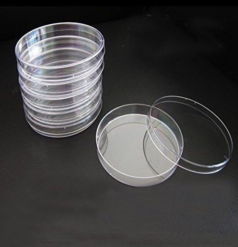 Plastic Petri Dish Petri Plates Tissue Culture Plate 60mm, Sterile (Pack of 10)