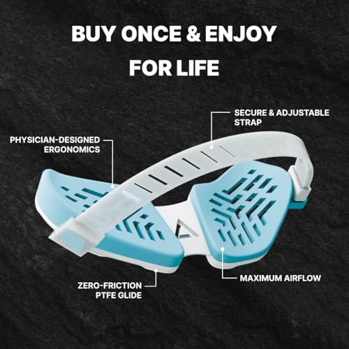 Image of DeltaHub Carpio G2.0 - Right-Handed Truly Ergonomic Gaming Wrist Rest for Mouse, Gamer Approved, Pain Relief, Anti-Fatigue, Computer, Laptop, Esports, Silicone Strap, Easy Glide (Large, Right, Blue)