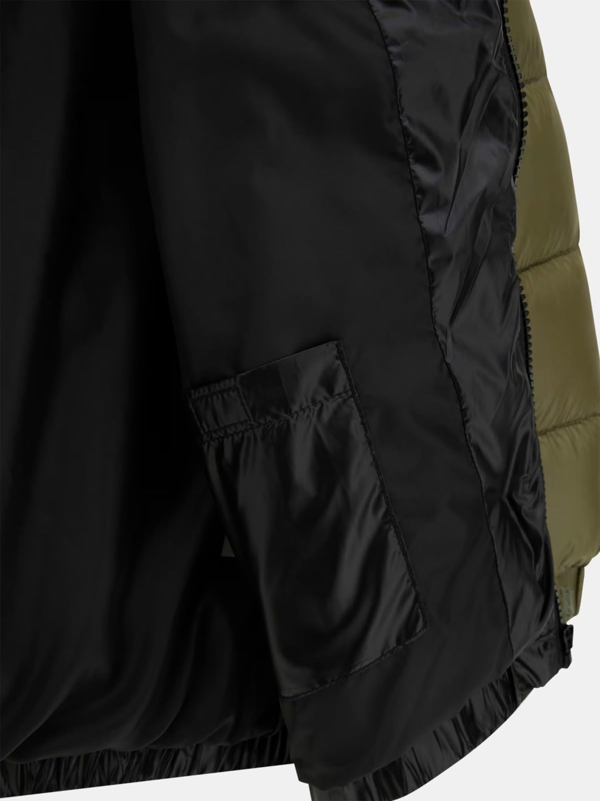 GUESS Chaqueta de plumón de invierno para niño, 18 años, 180 cm, color verde